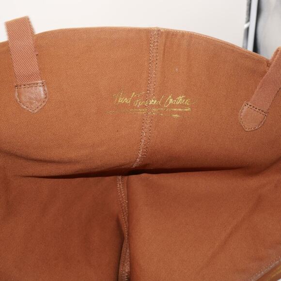 NEW Franco Sarto Meyer Wide Calf Tan Knee High Brown Leather Boot Women's 6 Wide - Picture 11 of 13